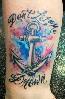 water color anchor tattoo