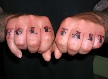 hold fast finger tattoo