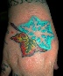 neo trational hand tattoo