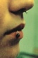 lip piercing