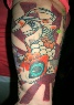 neo trational japanese koi half sleeve