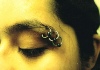 triple eyebrow piercing